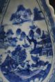 Antique Chinese Export 18c Blue And White Sauce Dish Plates photo 3