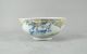 A Rare/beautiful Chinese 18c Blue&white/famille Verte Bowl - Kangxi Bowls photo 2