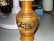 Asian Vintage Bamboo Woven Vase Very Inticate Vases photo 2
