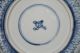 Antique Chinese Blue & White Plate Kangxi Period 18th Century Marked Excellent Plates photo 5