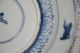 Antique Chinese Blue & White Plate Kangxi Period 18th Century Marked Excellent Plates photo 8