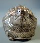 Cambodia Cambodian 900 Silver Turtle Shape Repousse Betel Nut Box Ca.  1920 ' S Statues photo 4