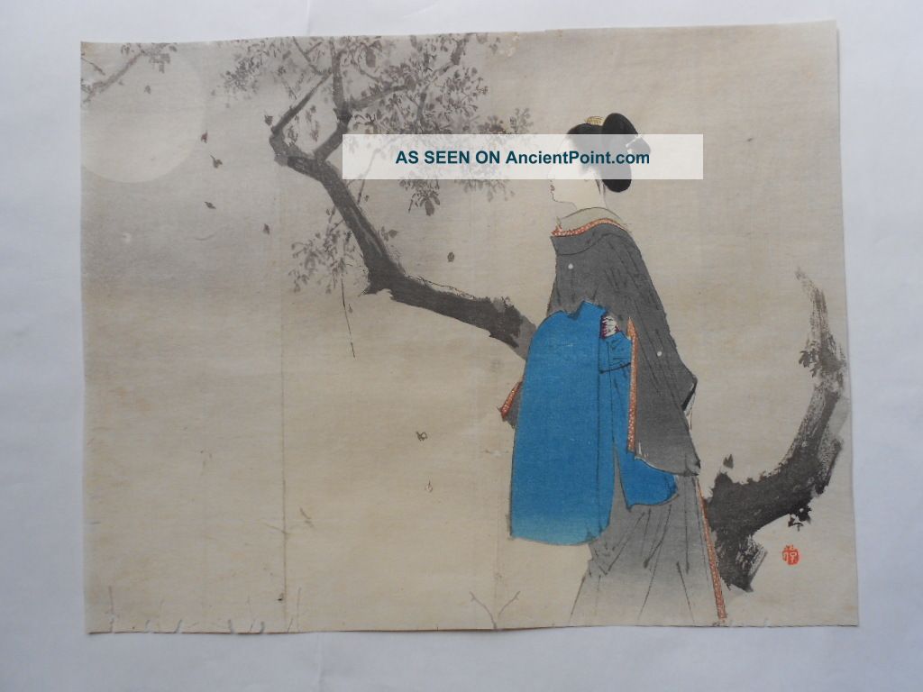 A Japanese Print　by Shotei (seitei) Watanabe Prints photo