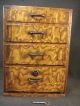 Japanese Antique 4 Drawer Locking Tansu Chobabako Mulberry Wood Document Chest Other photo 1