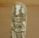 Antique 19c Ox Bone Asian Chinese Signed Statue Of Kwan Yin Baby Men, Women & Children photo 7