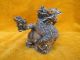Copper Dragon Statues Shining Chinese Old Ancient Dragons photo 6
