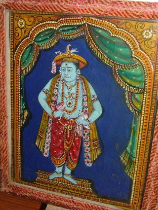 Antique Painting Of A Hindu Saint photo