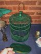 Vintage Bamboo Bird Cage Display Basket China Flower Arrangement Christmas Deco Other photo 5