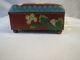 Antique Chinese Cloisonne Enamel Brass Footed Gorgeous Box Nr Other photo 5