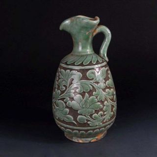 China Jingdezhen Produce Of Yaozhou Porcelain Green Glaze Black Flower Pot 20 photo