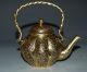 Chinese Brass Teapots&lid Description Buddhism Eight Treasure Xuande Mark Nr Pots photo 7