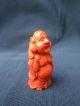 Fine Chinese Carved Coral Corail Laughing Buddha Other photo 4