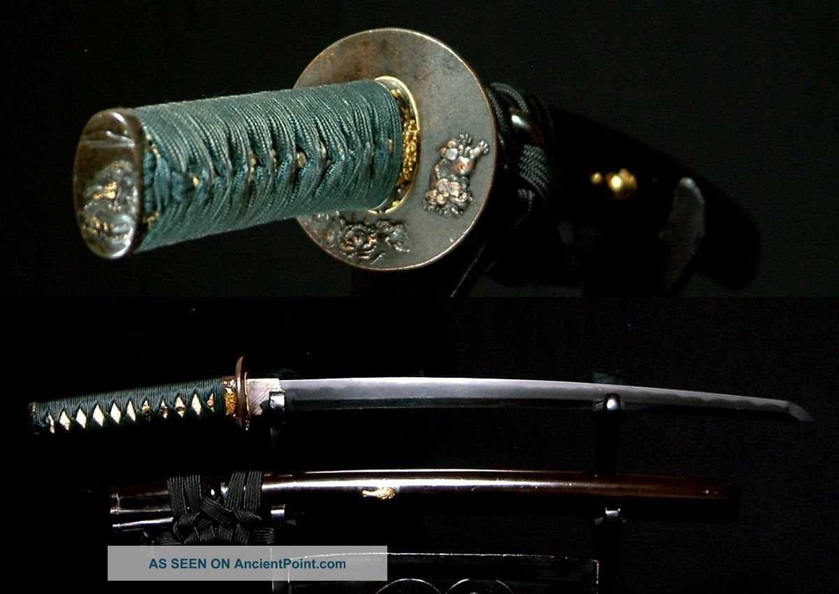 5506 Japanese Samurai Sword Edo Wakizashi Sword In Excellent Fittings Koshirae Swords photo