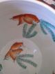 19th Century Chinese Hand Painted Fish Bowl Large Bowls photo 2