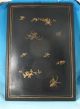 Fine Large Antique Chinese Inlaid Cloisonne Hardstone & Lacquer Panel 19th C. Other photo 10