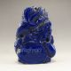 Chinese Lapis Lazuli Statue - Ao Dragon Turtle & Crane Dragons photo 1