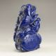 Chinese Lapis Lazuli Statue - Ao Dragon Turtle & Crane Dragons photo 2