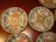 Antique Chinese Rose Medallion Soup Bowl 6 
