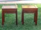 Pair Antique Chinese Carved Rosewood Side Tables,  Bat & Longevity Motif Panels Other photo 11