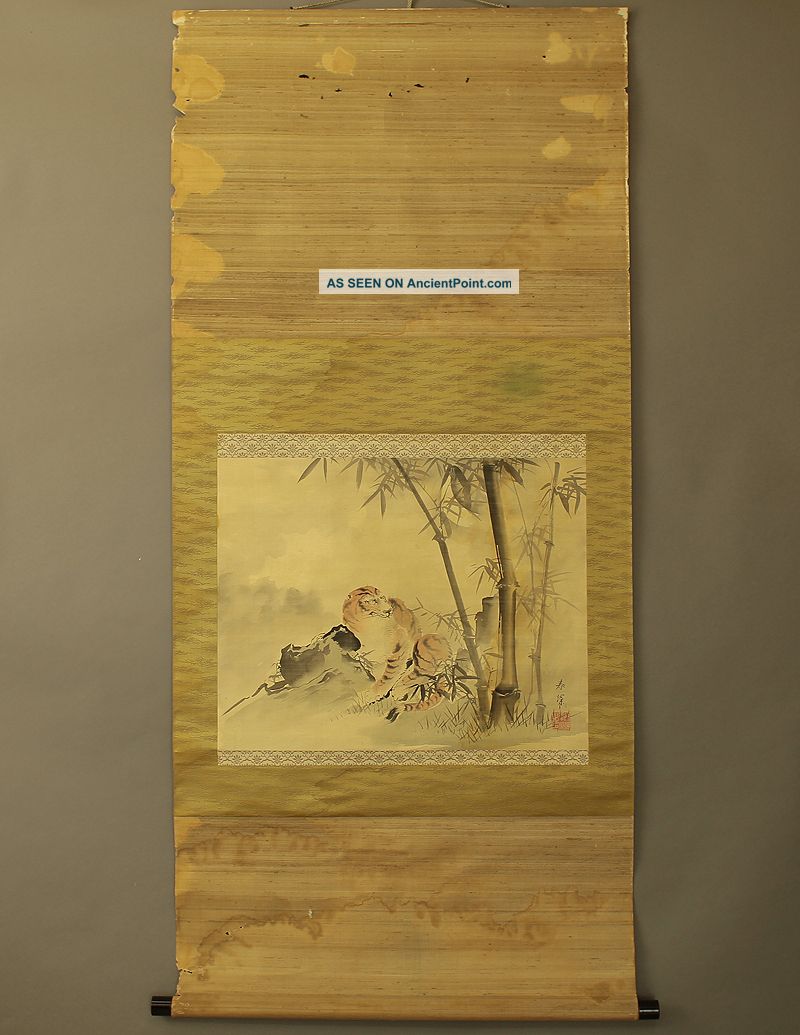 Japanese Hanging Scroll @b111 Paintings & Scrolls photo