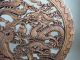 Chinese Hardwood Carving Panel Of Dragon Phoenix Dragons photo 1
