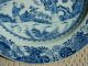 Large Chinese Ching Dynasty Blue And White Porcelain Plate Ching Lung (qinglong) Plates photo 2