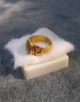 Antique Vintage Chinese 22 K Solid Yellow Gold Gook Luck Ring Rare N/r Rings photo 1