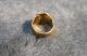 Antique Vintage Chinese 22 K Solid Yellow Gold Gook Luck Ring Rare N/r Rings photo 5