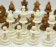 Vintage Chinese Bone Chess Set - Complete 32 Piece Other photo 11