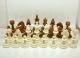 Vintage Chinese Bone Chess Set - Complete 32 Piece Other photo 1