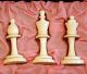 Vintage Chinese Bone Chess Set - Complete 32 Piece Other photo 3