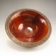 Chinese Ox Horn Bowl W Man & Pine Tree Bowls photo 1