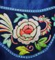 Antique Chinese Satin Stitch Embroiedred Floral Baby Hat Fragment Panel Tapestry Other photo 9