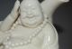 Unusual Chinese Dehua White Porcelain Fortuna Seated Buddha&gourd Dehua Mark Buddha photo 7