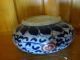 Old Chinese Blue/red/brown Porcelain Brush Wash Pots photo 5