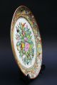 Antique Chinese Canton Handpainted Plate - With 2 Marks Plates photo 3