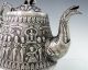 Antique Indian Swami Sterling Teapot Elephant Hindu Gods Silver 19th Century Tea/Coffee Pots & Sets photo 2