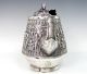 Antique Indian Swami Sterling Teapot Elephant Hindu Gods Silver 19th Century Tea/Coffee Pots & Sets photo 3