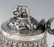 Antique Indian Swami Sterling Teapot Elephant Hindu Gods Silver 19th Century Tea/Coffee Pots & Sets photo 4