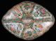 Antique Chinese Rose Medallion Covered Vegetable Dish Bowls photo 10