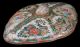 Antique Chinese Rose Medallion Covered Vegetable Dish Bowls photo 11