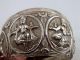 Vintage Eastern / Indian Silver Bowl With Dancing Figures India photo 4