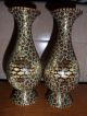 A Pair Of Chinese.  Japanese.  Persion Cloisonne Vases Vases photo 4