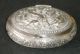 Vintage Solid Silver Indian Snuff Or Tobacco Box Betel Nut Kutch Nr Boxes photo 2