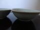 Two Old Small Chinese Porcelain Bowls With Pale Green Glaze Bowls photo 3