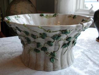 Antique Chinese China Jardiniere Bowl Planter Signed Hua Long 18th Or 19th C ? photo