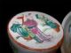 Antique Chinese Porcelain Famille Rose Plate & Stacking Dish Ca 18 C Marked Plates photo 1