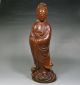 Antique Big Chinese Old Boxwood Wood Carved Kwan - Yin Statue Kwan-yin photo 10