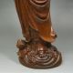 Antique Big Chinese Old Boxwood Wood Carved Kwan - Yin Statue Kwan-yin photo 6