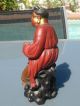 Fine 19thc Carved Chinese Buddha In Old Paint Buddha photo 4